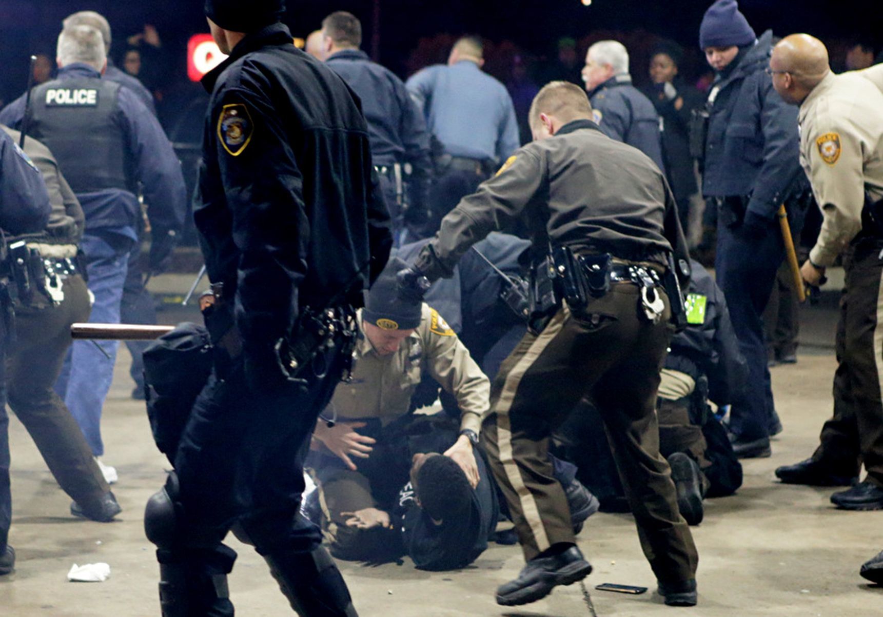 Bruce Franks arrested at protest